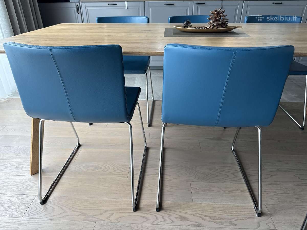 Ikea valgomojo odinės kėdės Bernhard - nuotraukos Nr. 4