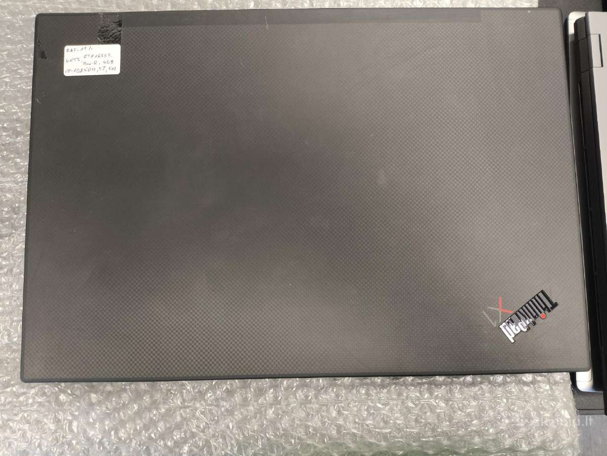 X1 Extreme 15.6 Oled 4k Touch i7-10850h 32/512 Gtx - nuotraukos Nr. 3