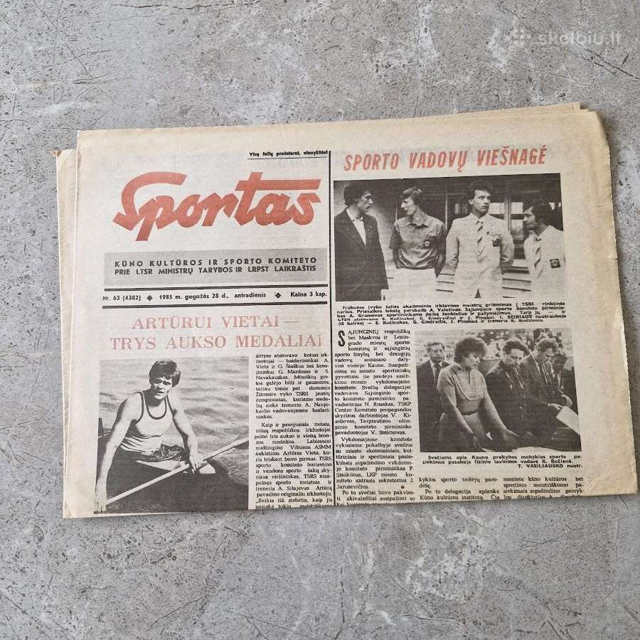 Sportas 1985m. gegužės 28d.,
