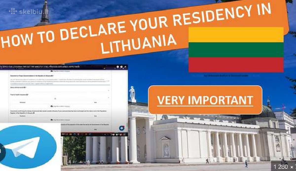 Declaration of place of residence. Прописка