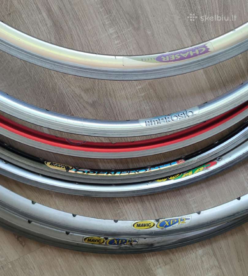 Ratlankiai 28" 700c 622 mavic alesa ambrosio