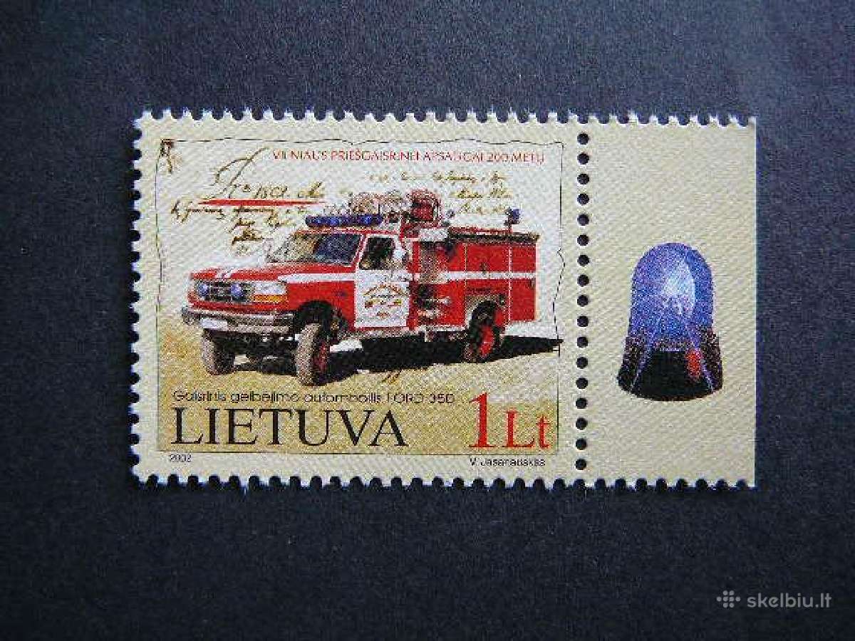 Lietuva 2002 Gaisrines svarus lit793s6