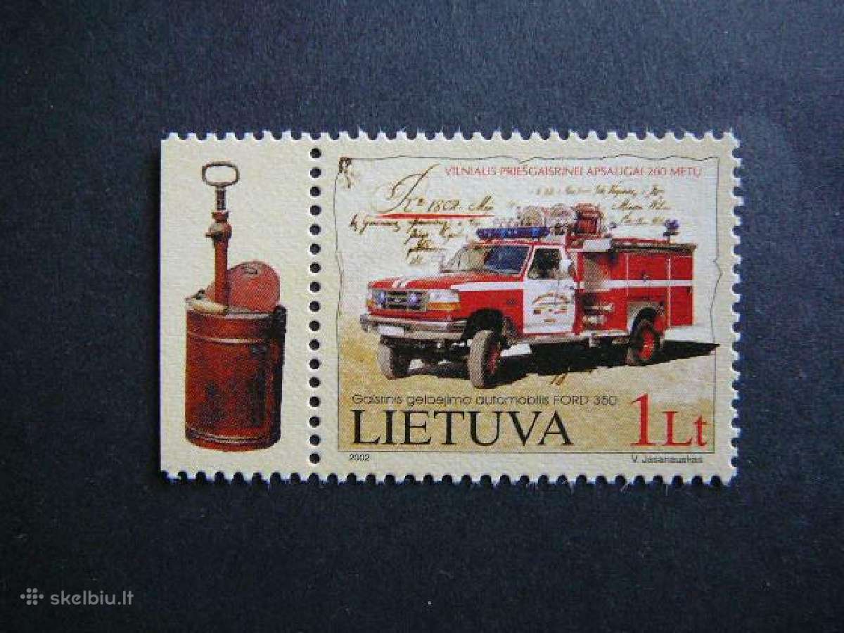 Lietuva 2002 Gaisrines svarus lit793s8