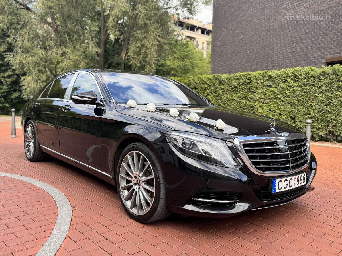 Automobilių nuoma vestuvėms MB S Klasės - nuotraukos Nr. 4
