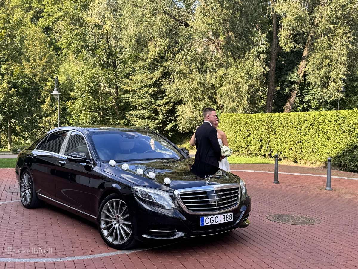 Automobilių nuoma vestuvėms MB S Klasės - nuotraukos Nr. 11