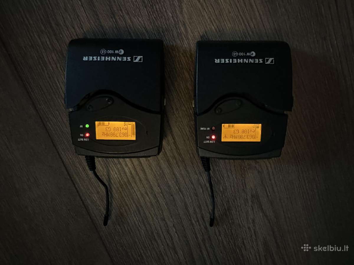 Sennheiser G3 mikrofonai - nuotraukos Nr. 2