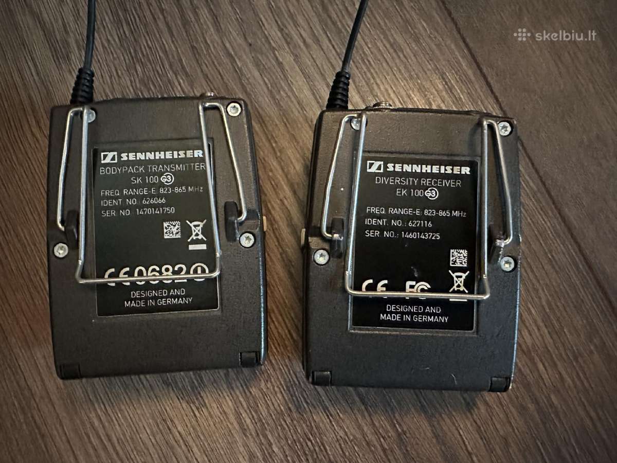 Sennheiser G3 mikrofonai - nuotraukos Nr. 3