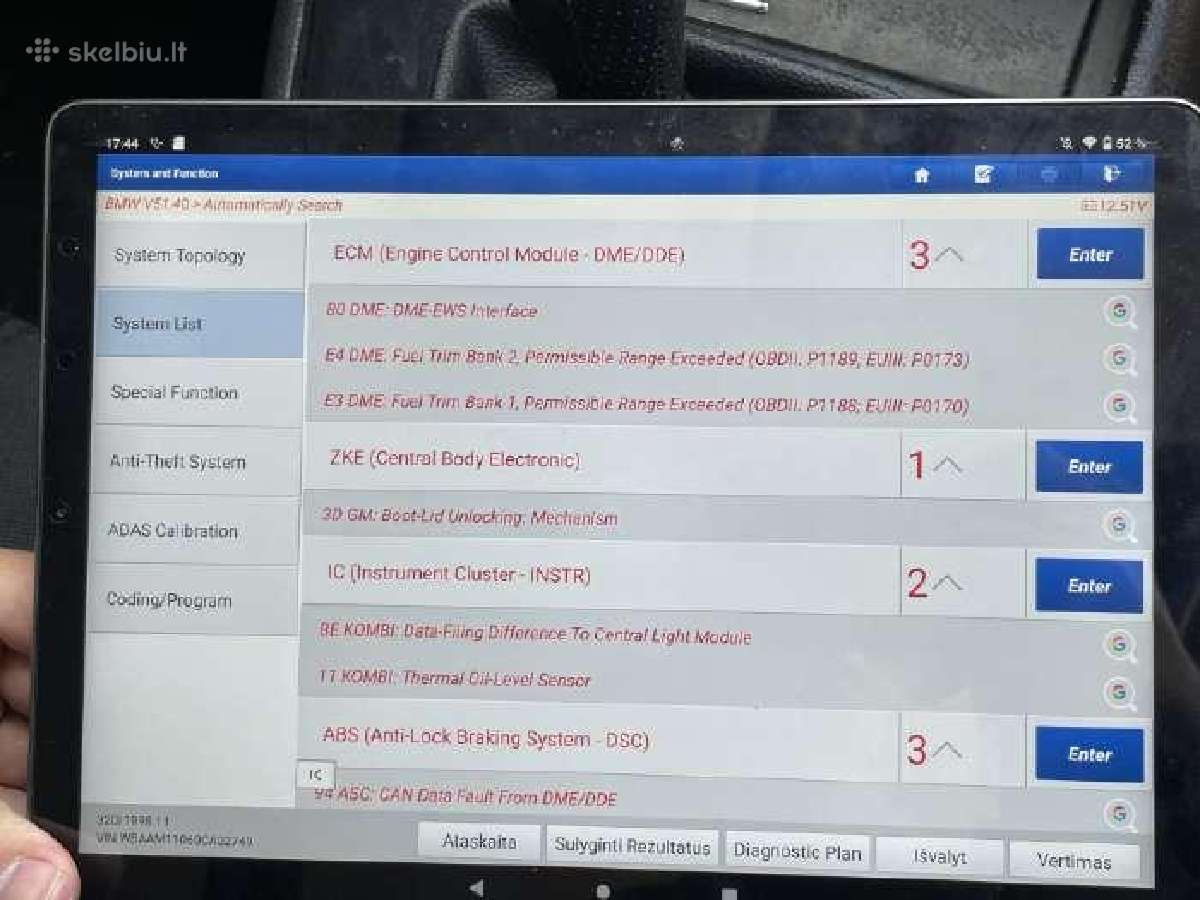 Launch x431 Thinkdiag diagnostika full Pro versija - nuotraukos Nr. 20