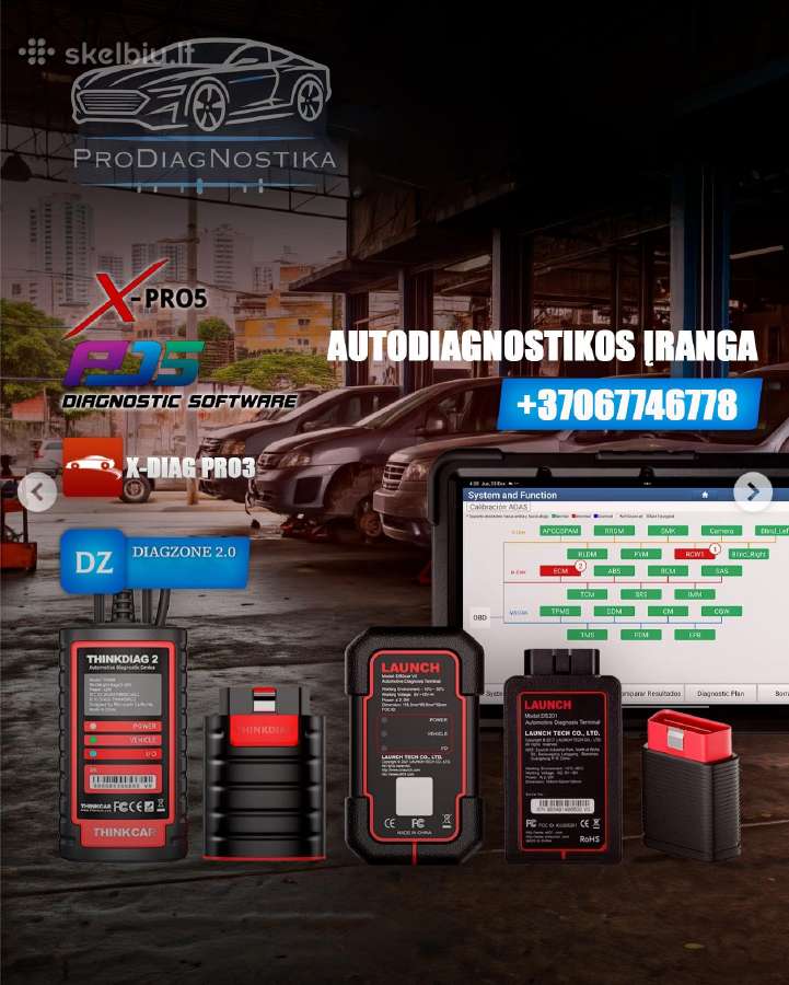 Prekyba Autodiagnostikos Įranga