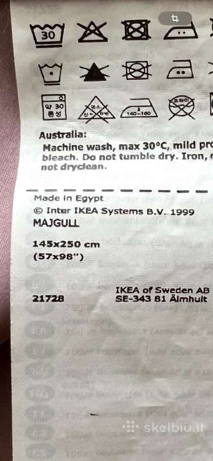 Ikea užuolaidos 2 vnt. - nuotraukos Nr. 3