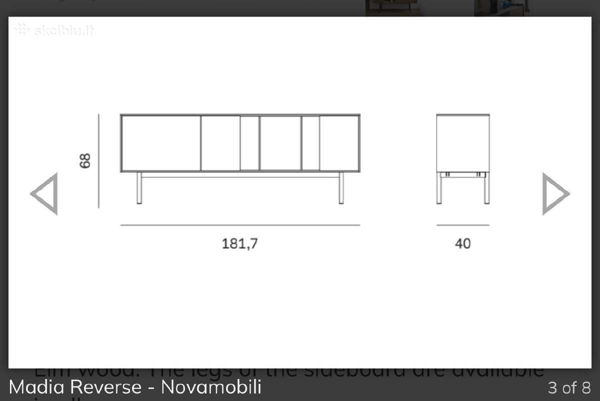 Novamobili komoda Reverse - nuotraukos Nr. 11