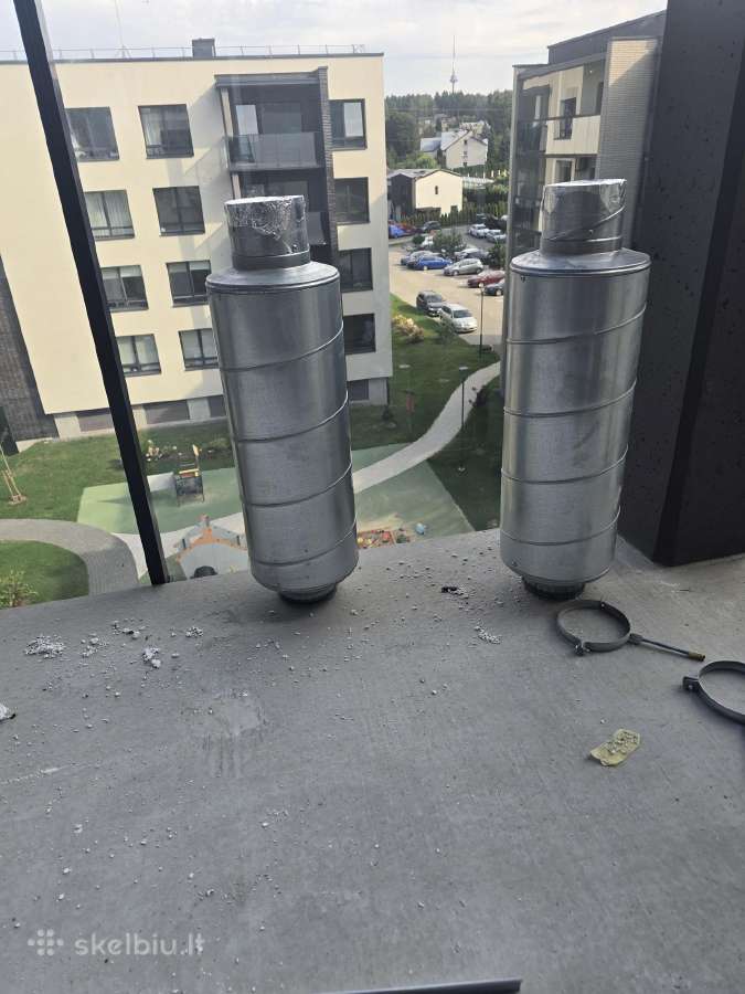 Garso slopintuvai rekuperatoriui