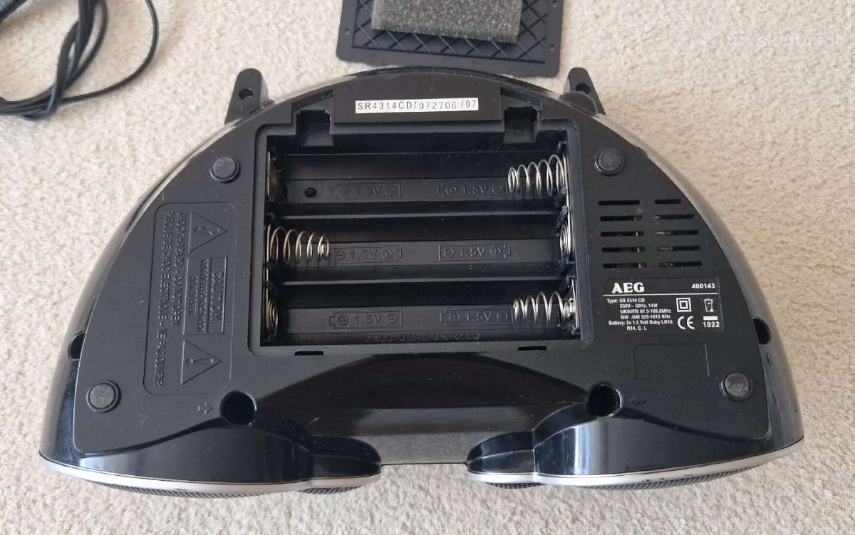 Aeg Sr4314cd Radia + CD - nuotraukos Nr. 6