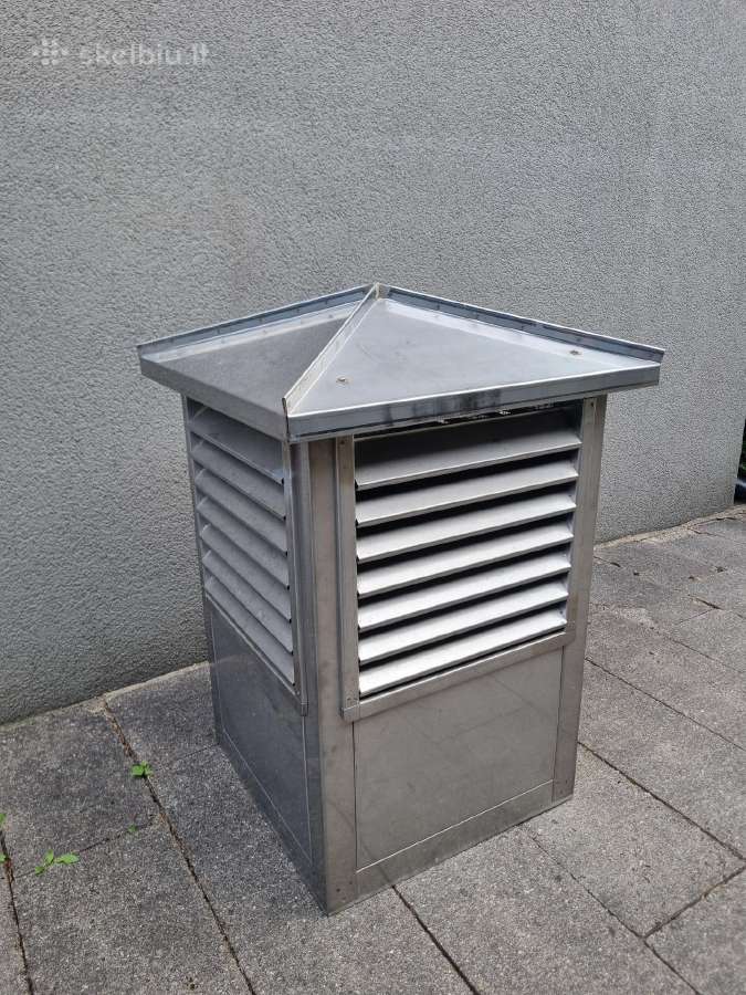 Nerūdijančio plieno kaminas 500x500mm