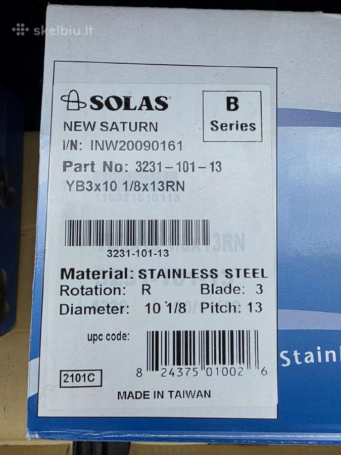 Solas sraigtas ir Maxflex trosai katerio varikliam - nuotraukos Nr. 3