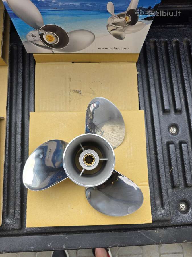 Solas sraigtas ir Maxflex trosai katerio varikliam