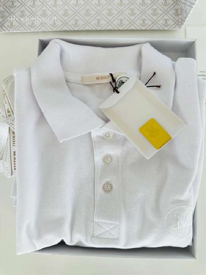 Stilingi Morelli polo marškinėliai, M, su dėžute