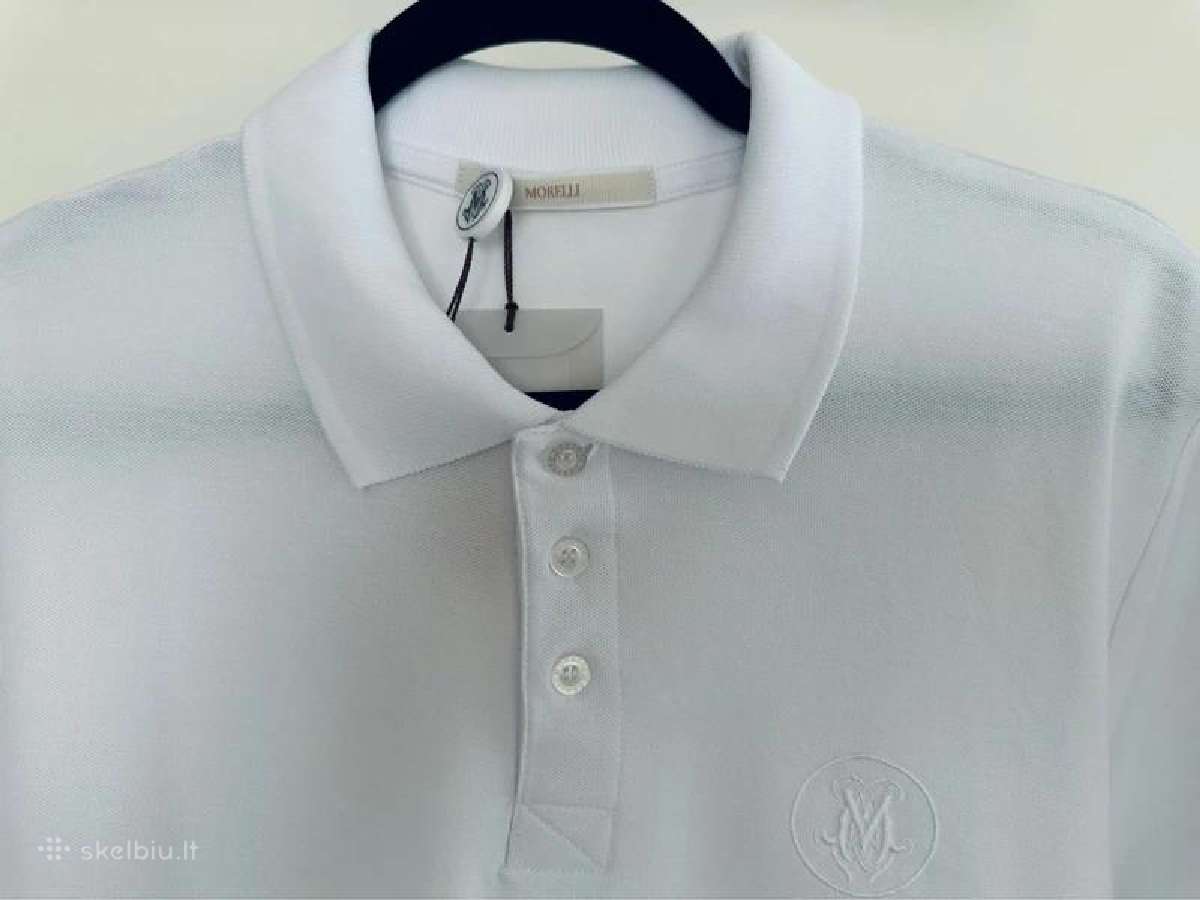 Stilingi Morelli polo marškinėliai, M, su dėžute - nuotraukos Nr. 6