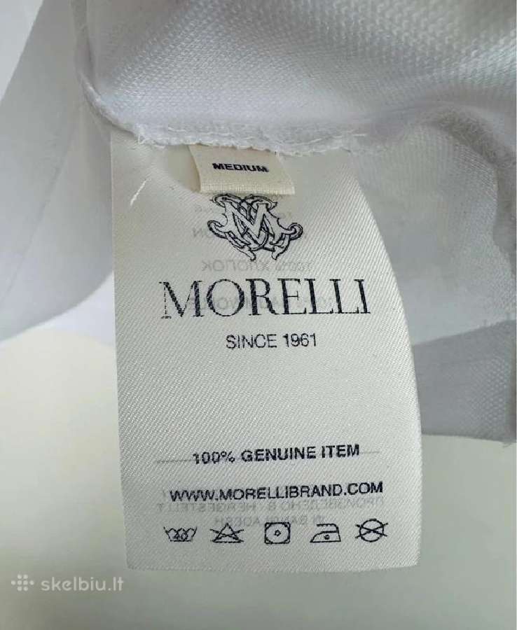 Stilingi Morelli polo marškinėliai, M, su dėžute - nuotraukos Nr. 8