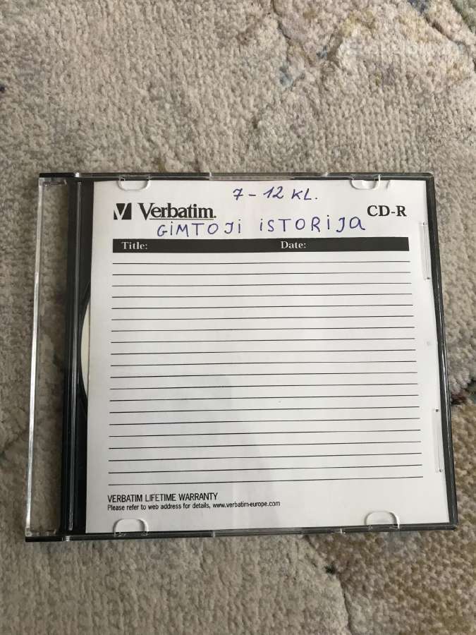 Gimtoji istorija 7-12 klasių moksleiviams.