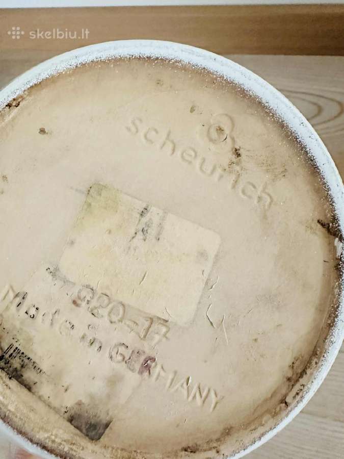 Vokiški „scheurich“ keraminiai vazonai, lėkštutės - nuotraukos Nr. 10