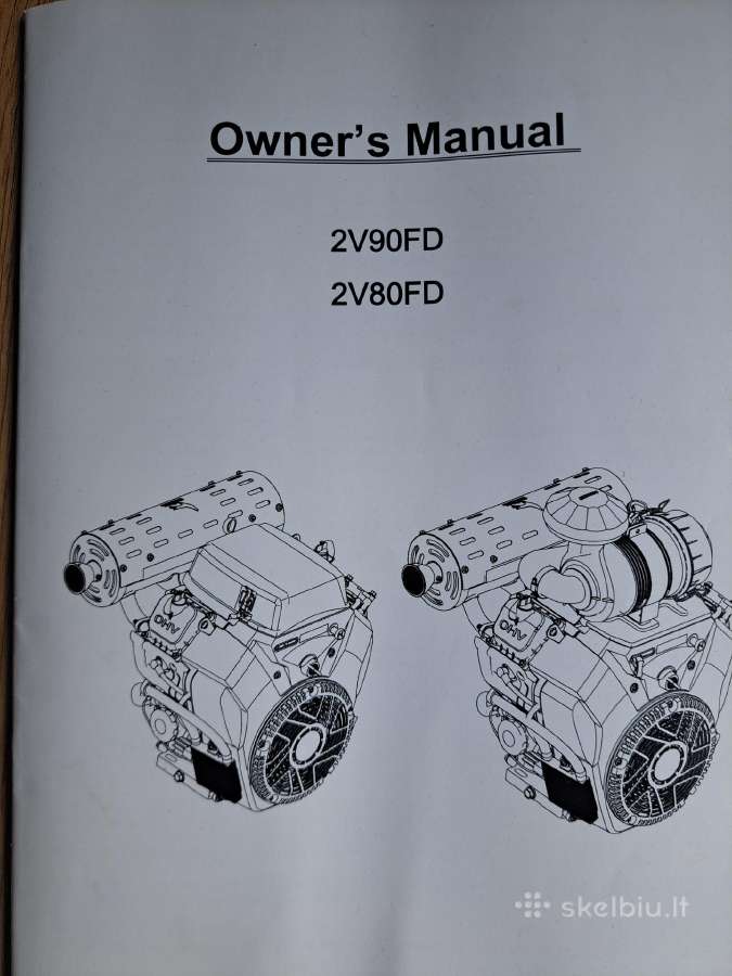 Loncin 2v80fd 27ag 764cc V-twin - nuotraukos Nr. 11