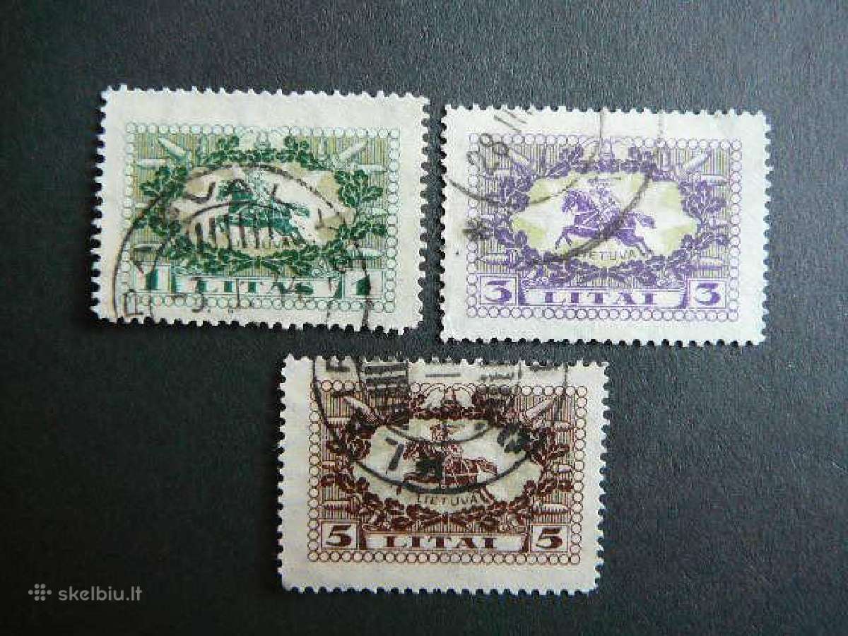 Lietuva 1927 Standartai Arkliai antsp. lit278/0a