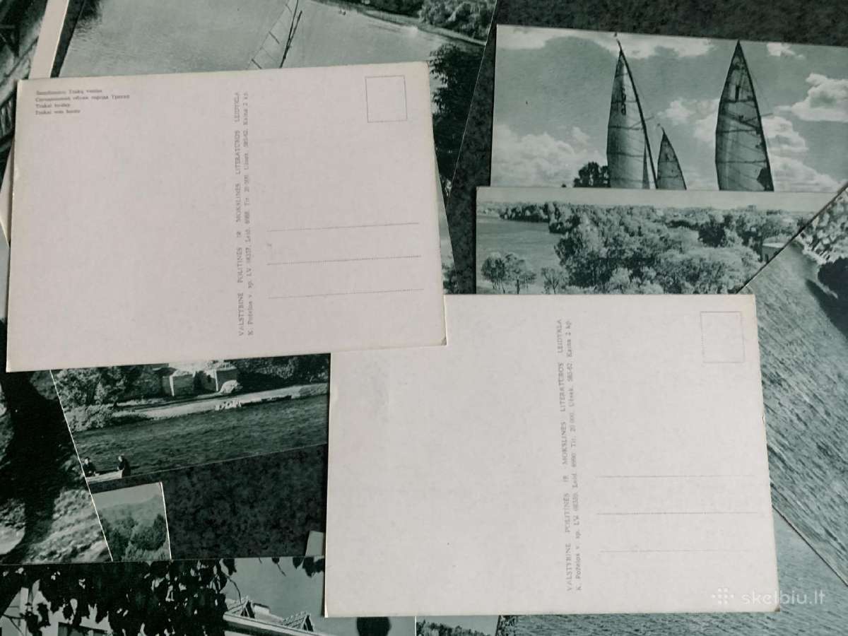 Vintažiniai Atvirukai Trakai 1962m, 12vnt. - nuotraukos Nr. 5
