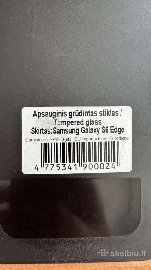 Grūdintas stiklas Samsung Galaxy S6 Edge - nuotraukos Nr. 2