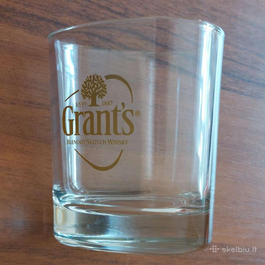 Viskio taurės / Whiskey glasses " Grant's " - nuotraukos Nr. 6