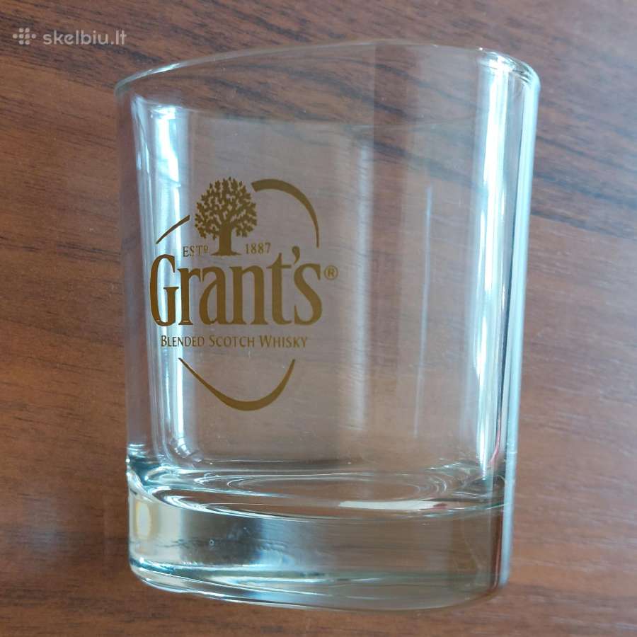 Viskio taurės / Whiskey glasses " Grant's " - nuotraukos Nr. 9