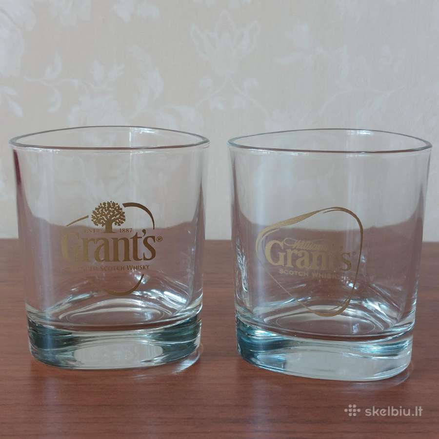 Viskio taurės / Whiskey glasses " Grant's " - nuotraukos Nr. 10