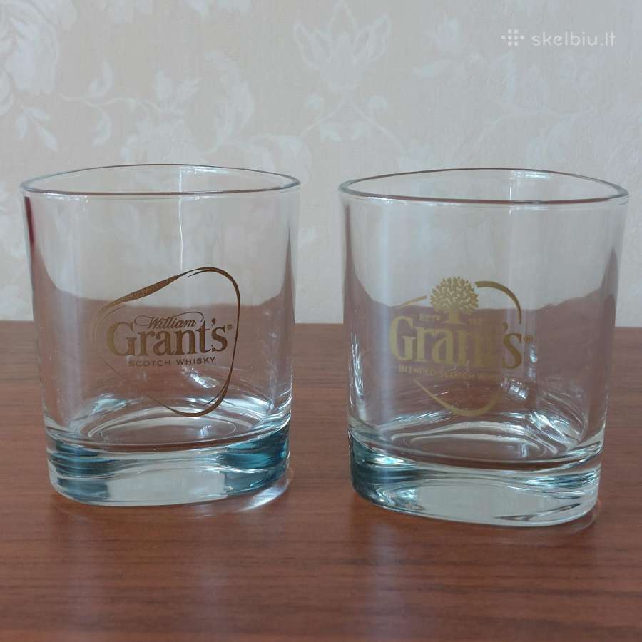 Viskio taurės / Whiskey glasses " Grant's " - nuotraukos Nr. 11
