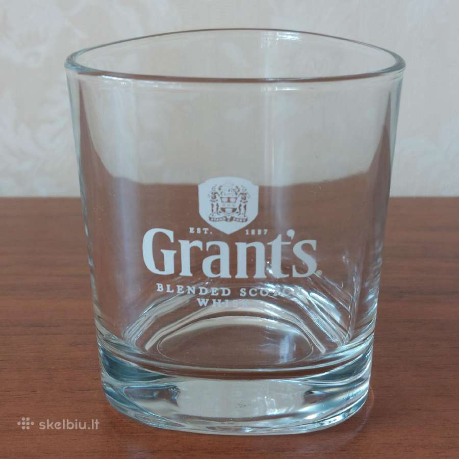 Viskio taurės / Whiskey glasses " Grant's " - nuotraukos Nr. 14
