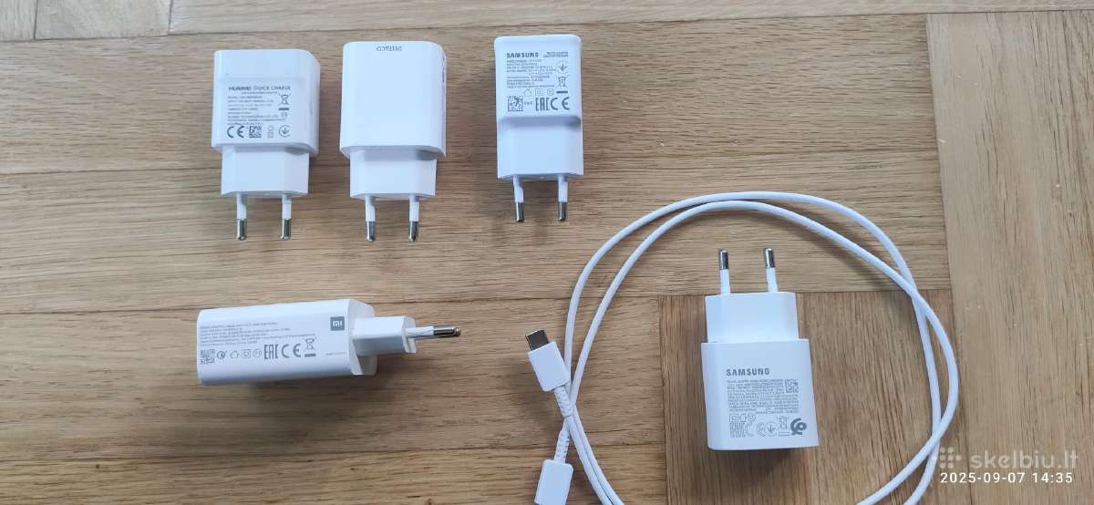 Originalus telefono pakrovėjai adapteriai - nuotraukos Nr. 2