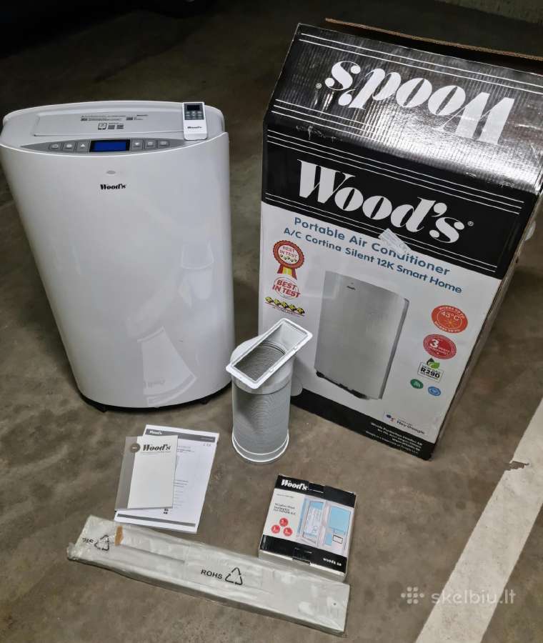 Oro kondicionierius Woods Cortina 12k smart