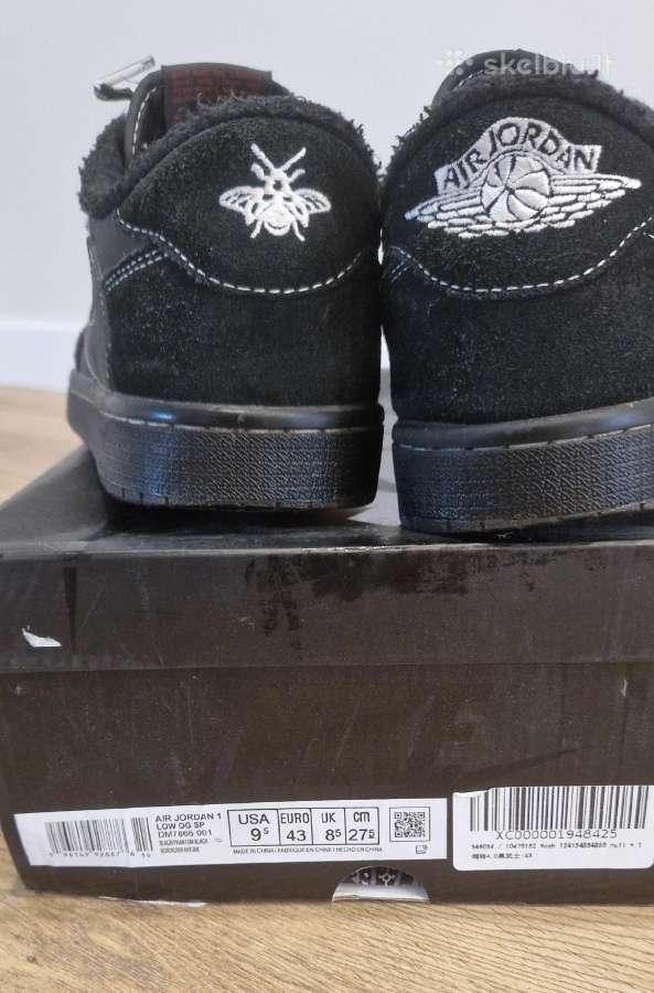 Air Jordan 1 Retro Low Og Sp Travis Scott Black 43