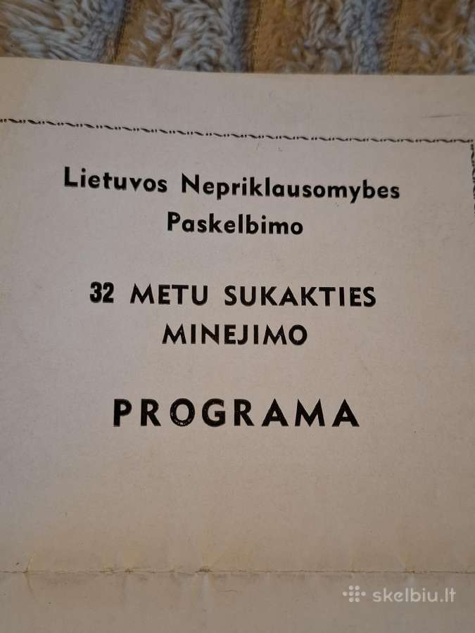 Programa - nuotraukos Nr. 2