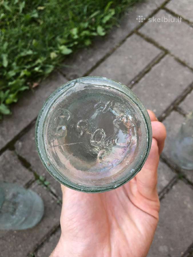 Seni stikliniai pieno buteliai - nuotraukos Nr. 3