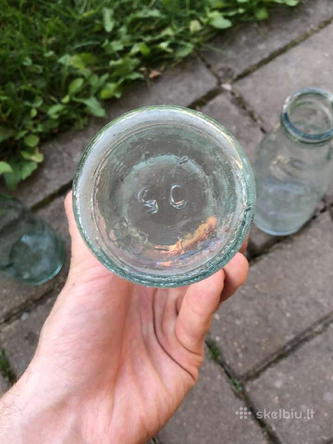 Seni stikliniai pieno buteliai - nuotraukos Nr. 4
