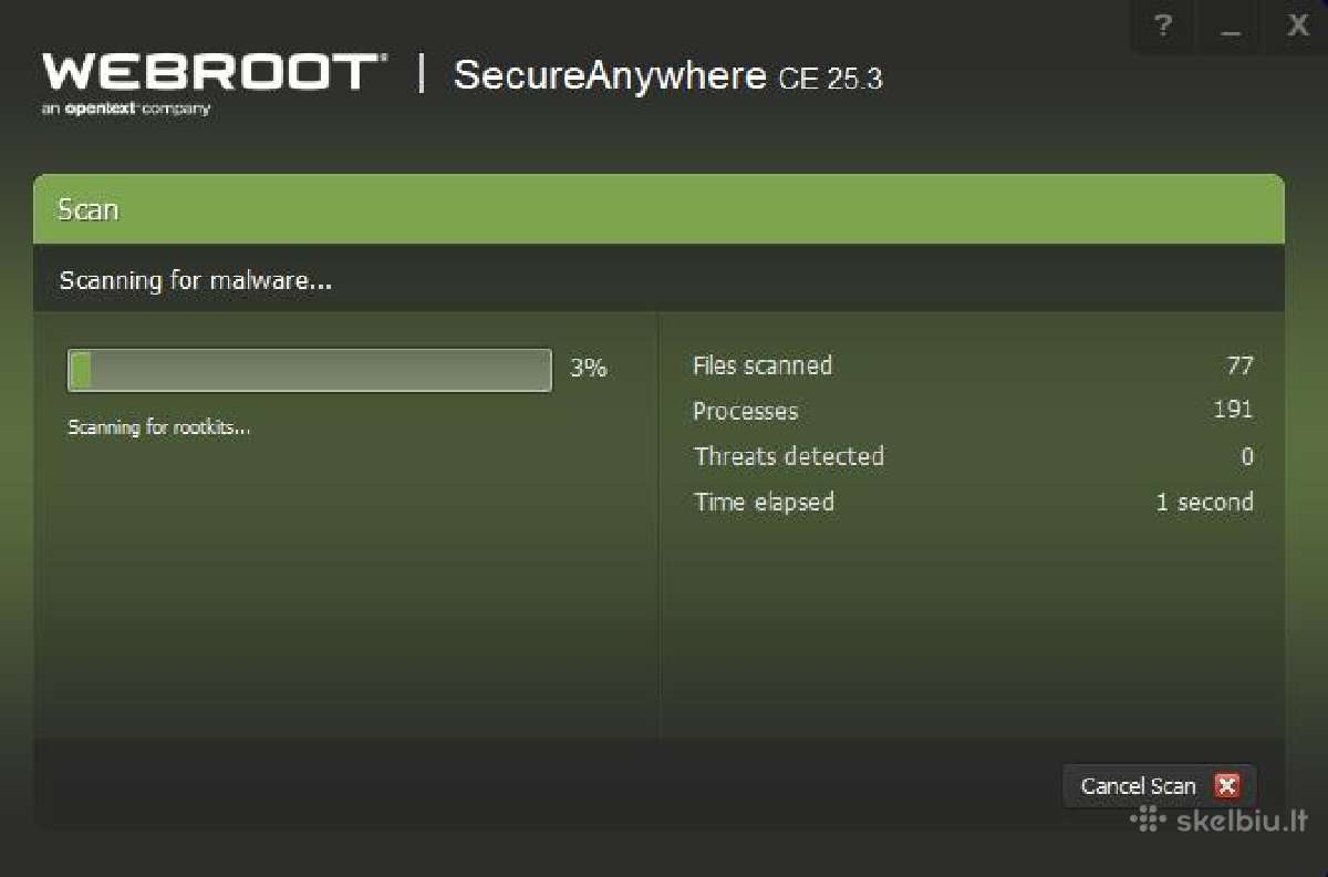 Webroot antivirusinė / 22 mėn., 1 įrenginys - nuotraukos Nr. 3