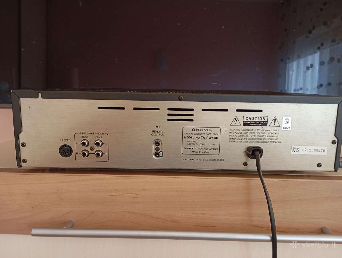 Onkyo Ta-rw490" - nuotraukos Nr. 8