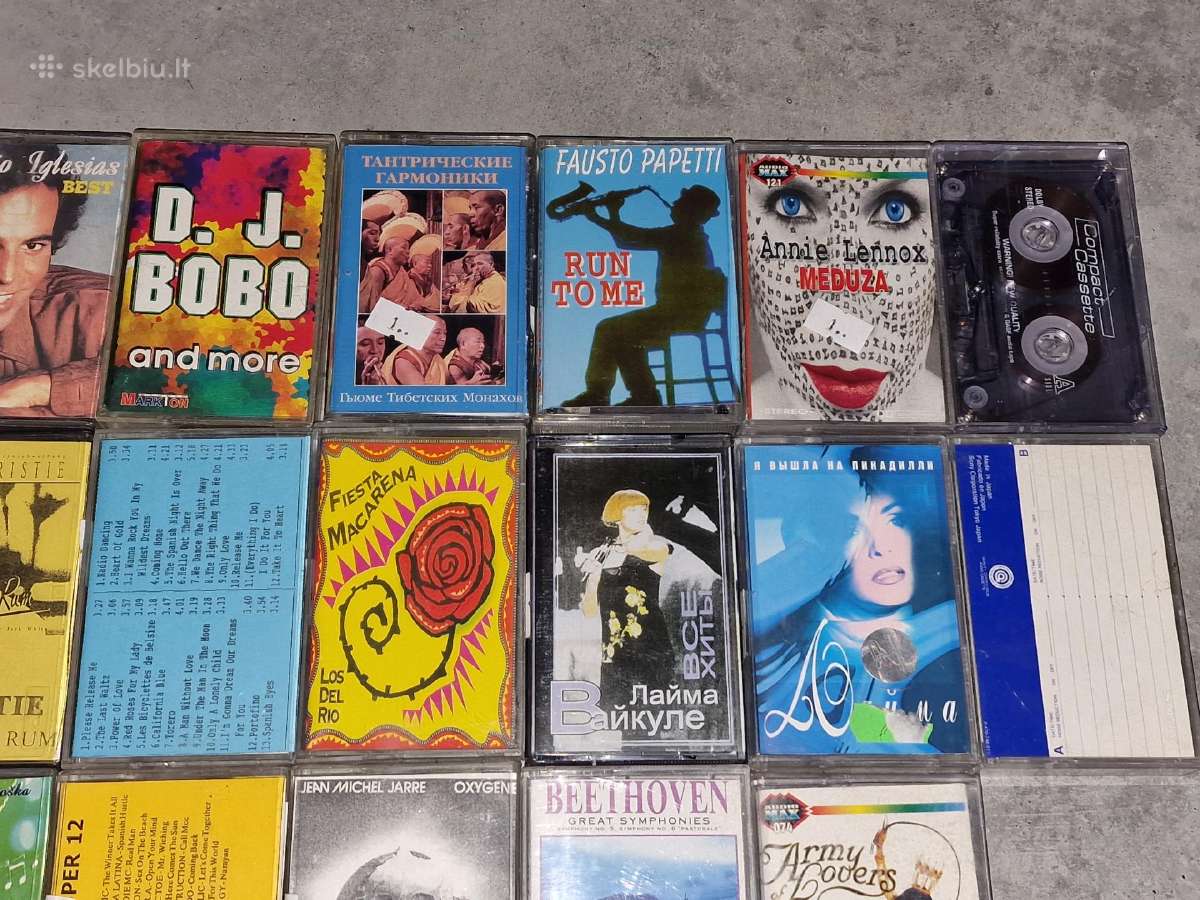 Muzikos audio kasetė Mc. 34x vnt. - nuotraukos Nr. 5