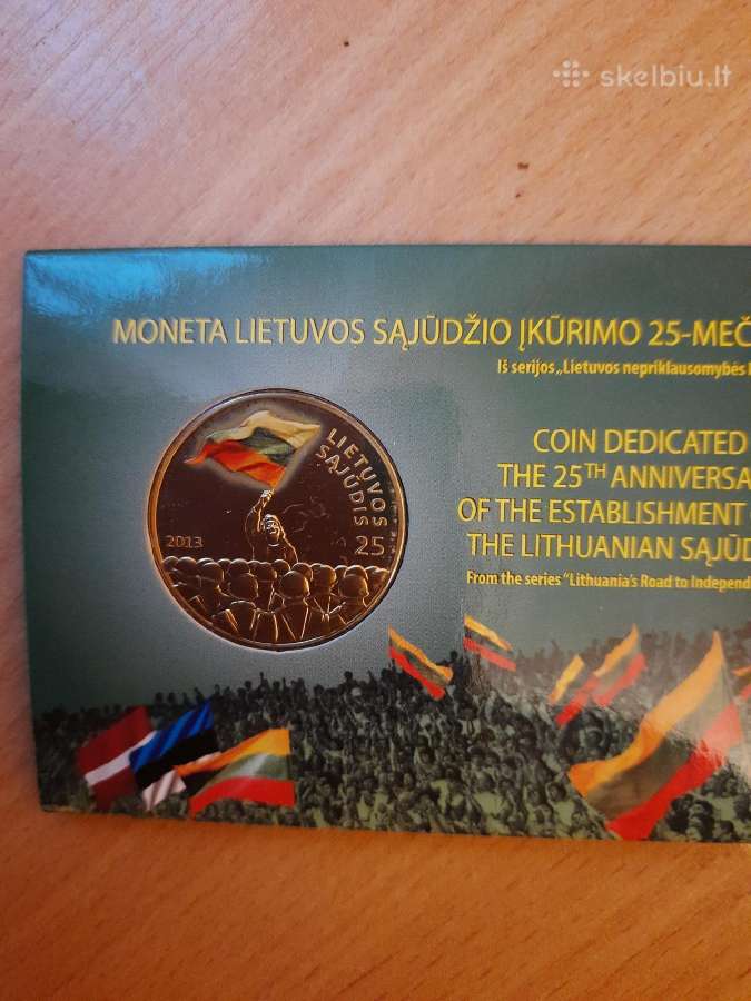 Monetos Lietuvos Sąjūdžio Įkūrimo 24-mečiui