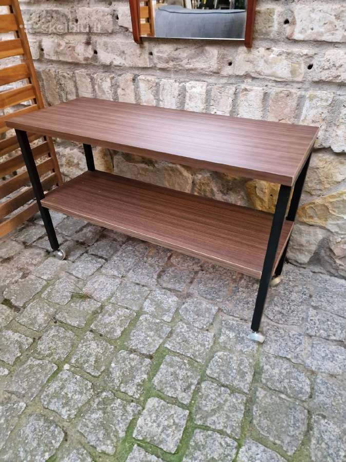 Vintažiniai mid century konsoliniai staliukai - nuotraukos Nr. 16