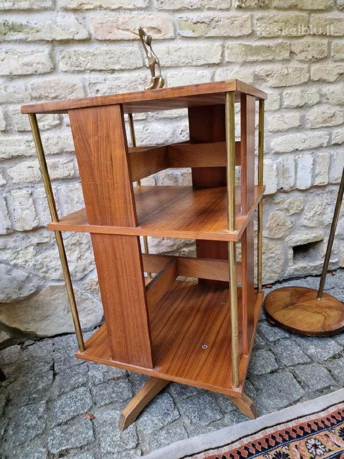 Vintažinė Art Deco riešutmedžio etažerė/karuselė - nuotraukos Nr. 5