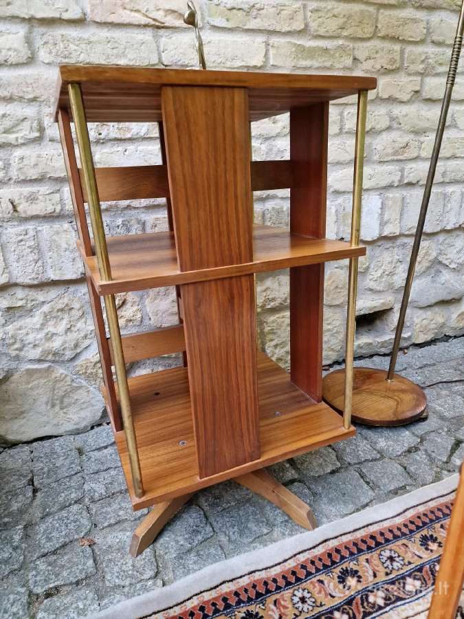 Vintažinė Art Deco riešutmedžio etažerė/karuselė - nuotraukos Nr. 6