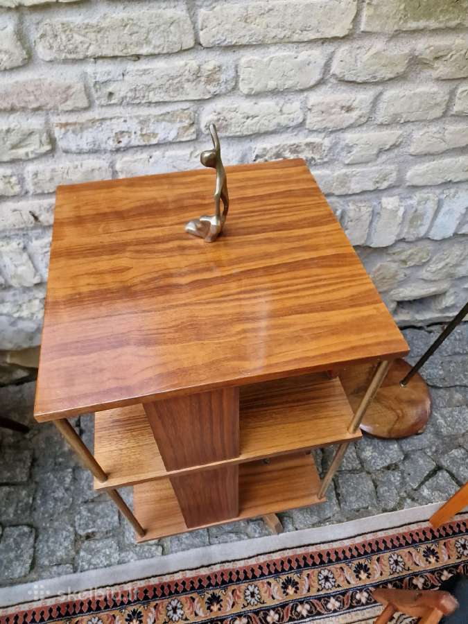 Vintažinė Art Deco riešutmedžio etažerė/karuselė - nuotraukos Nr. 8