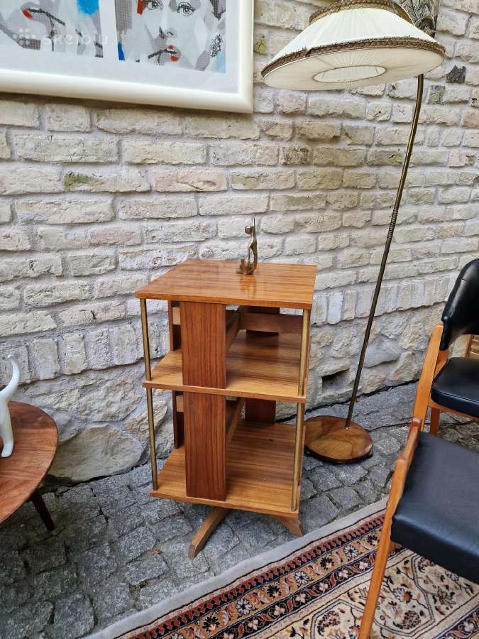 Vintažinė Art Deco riešutmedžio etažerė/karuselė - nuotraukos Nr. 13
