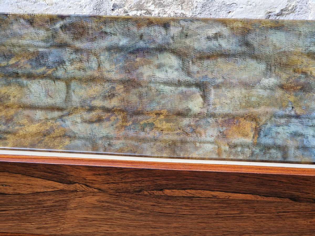 Vintažinė mid century palisandro batų spintelė - nuotraukos Nr. 19